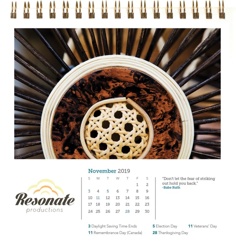Custom DesktopPlanners™ - TableTop Monthly Planner (6"x6") - 1