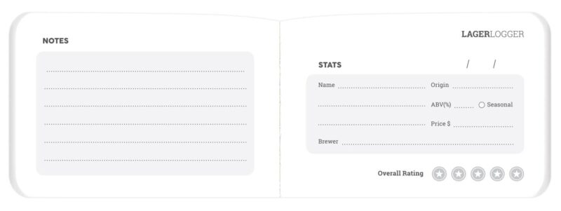 Custom Lager Classic LifestyleJotters™ Notebook (5"x3.5") - 1