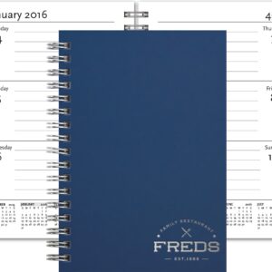Custom Small Wired WeeklyPlanners™ (4"x6")