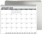 Custom The President™ Alloy Front Monthly Planner w/Chip Back (11"x8.5") - 1
