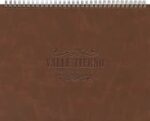 Custom The President™ Leather Front Monthly Planner w/ Chip Back (11"x8.5")