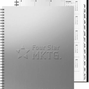 Custom TheAnalyst™ Alloy Front Monthly Planner w/Chip Back (8.5"x11")