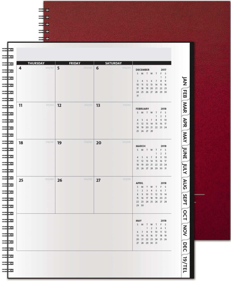 Custom TheAnalyst™ Leatherette Monthly Planner (8.5"x11") - 1