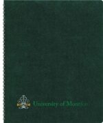 Custom TheAnalyst™ Monthly Planner w/Leatherette Wraparound (8.5"x11")