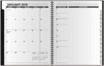Custom TheDirector™ Alloy Front Monthly Planner w/Chip Back (8.5"x11") - 1