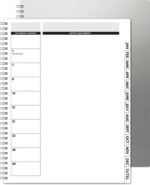 Custom TheDirector™ Alloy Front Monthly Planner w/Chip Back (8.5"x11")