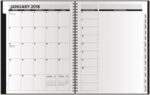 Custom TheDirector™ Monthly Planner w/Leatherette Wraparound (8.5"x11") - 1