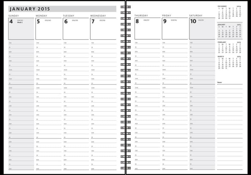 Custom WeeklyOrganizer™ HardCover Organizer (7"x10") - 2