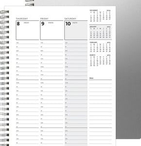 Custom WeeklyOrganizer™ w/Alloy Front & Chip Back (7"x10")