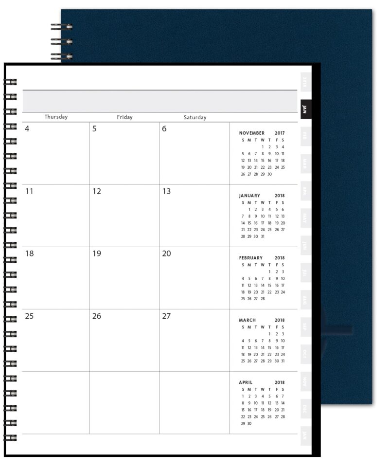 Custom Xeo Planner™ w/Leather Front & Chip Back (7"x8.5") - 1