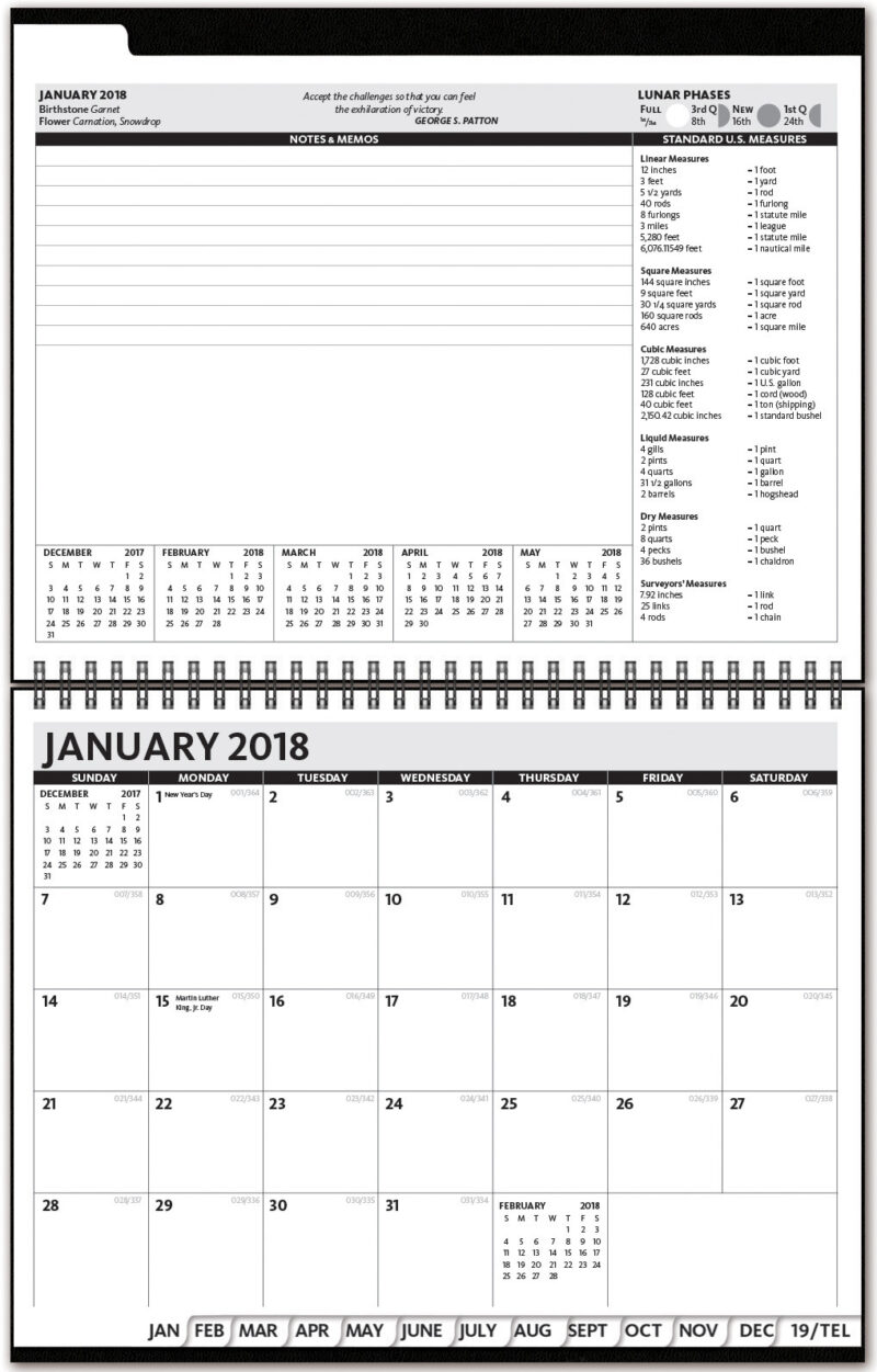 Custom The President™ HardCover Monthly Planner (11"x8.5") - 2